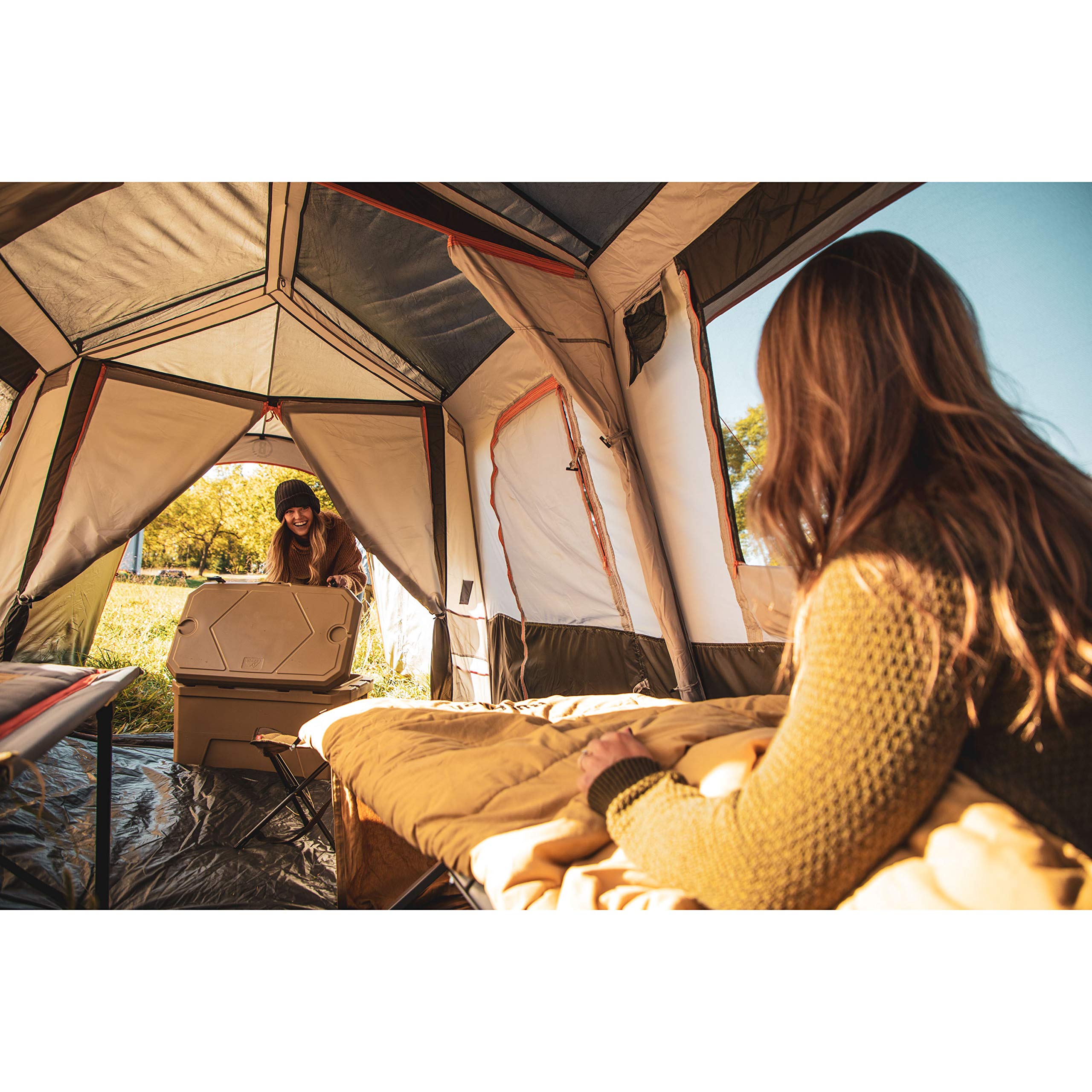 Bushnell シールドシリーズ 6人用 インスタントキャビンテントです。 Amazon.com : Bushnell Instant Tent | 6 Person / 9 Person / 12